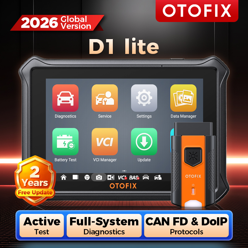OTOFIX D1 LITE OBD2 Scanner Car Diagnostic Tool Bluetooth Wireless Bi-Directional Control OBD Automotive Scan Tool Active Test
