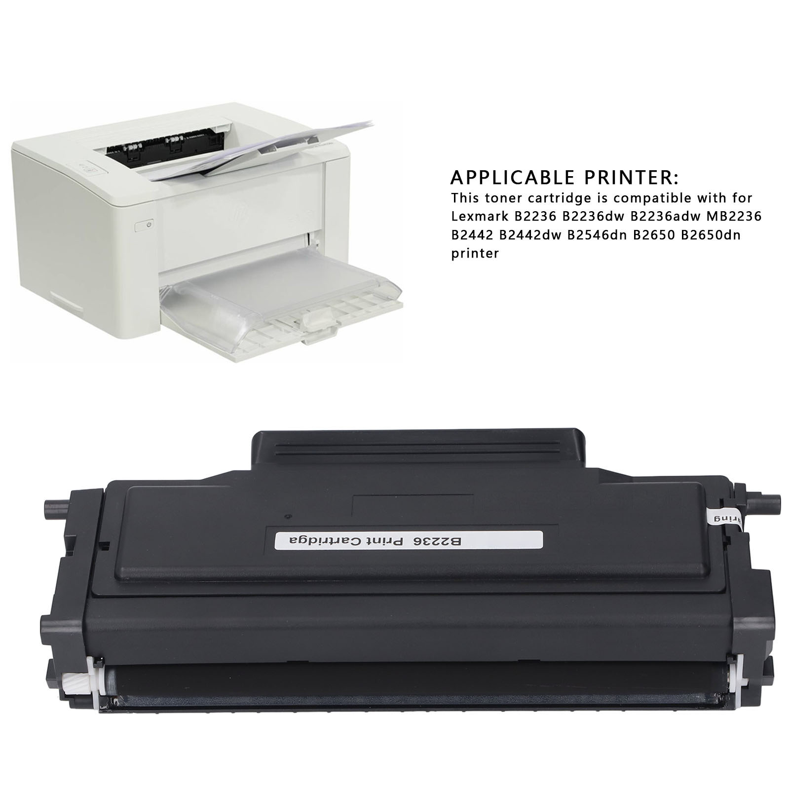 トナーカートリッジ B2236 3K 互換交換品 Lexmark B2236 B2236dw B2236adw MB2236 B2442 B2442dw プリンタ ブラック