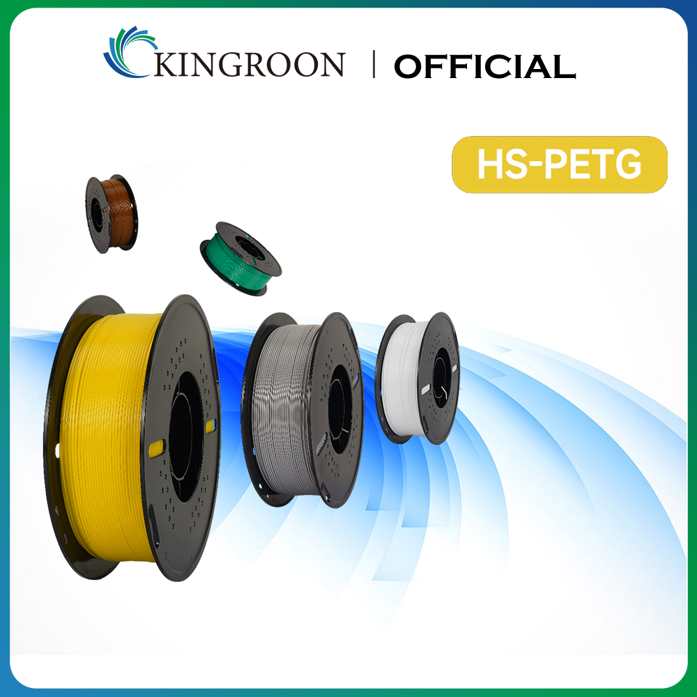 KINGROON 最新 HS-PETG 3D プリンタフィラメント 1.75 ミリメートル高速 3D 印刷材料ハイパー PETG 5 キロ 10 キロミックスカラー