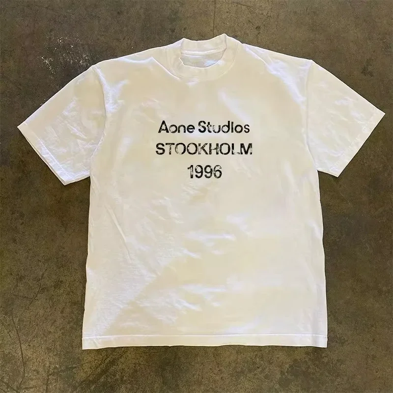 2026 夏のファッショントレンド高級ブランドレタープリント Tシャツ男性と女性のコットン Tシャツ半袖 Tシャツユニセックストップ