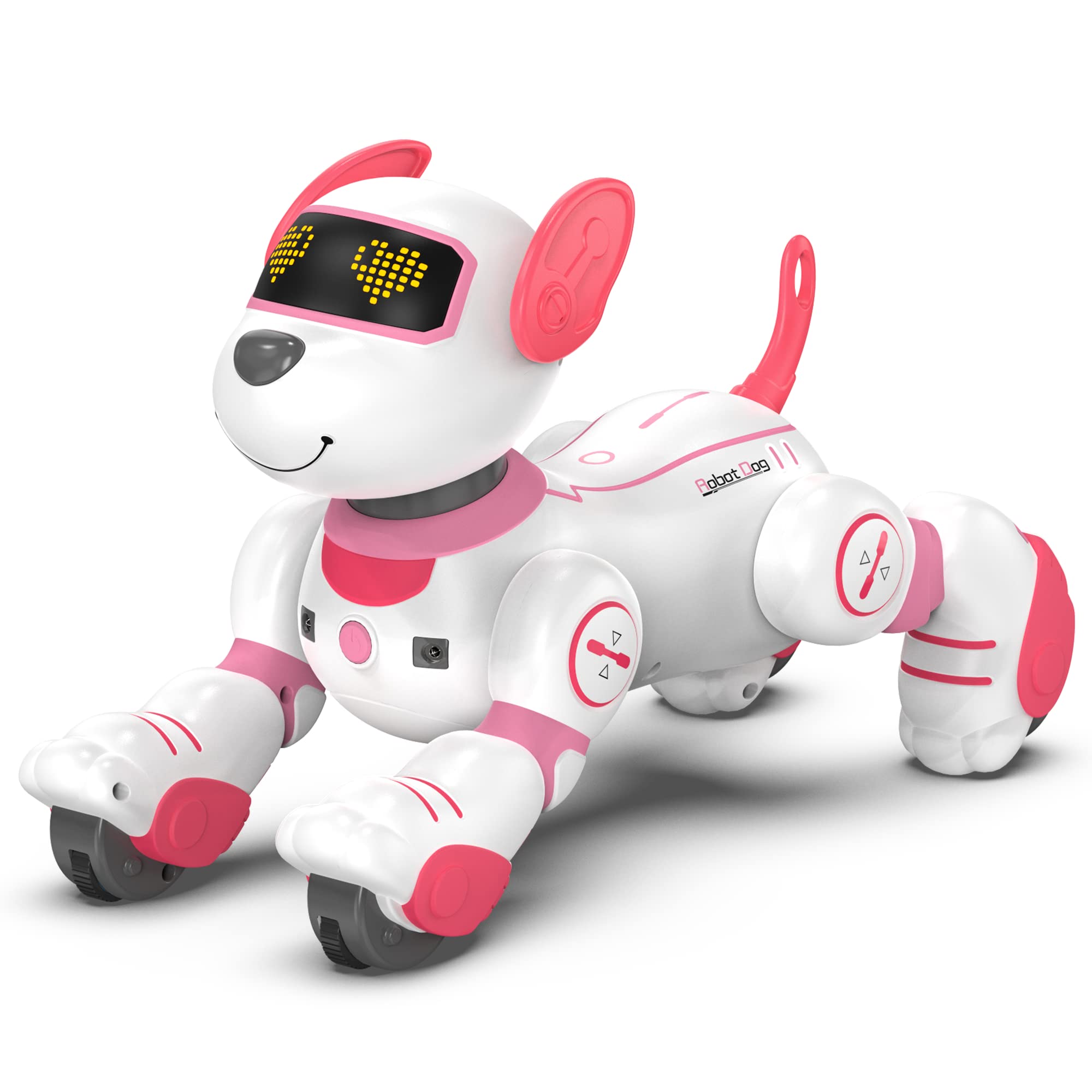インテリジェントロボット犬リモコン電子歌うダンスフォロースマートインタラクティブスタント音楽おもちゃプログラマブル子犬子供ギフト
