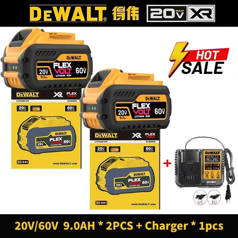 100% オリジナル DeWalt 電池 20V/6000mAh リチウムイオン電池 DCB206 DCB205 DCB204 DCB200 DeWalt パワーツール航空輸送