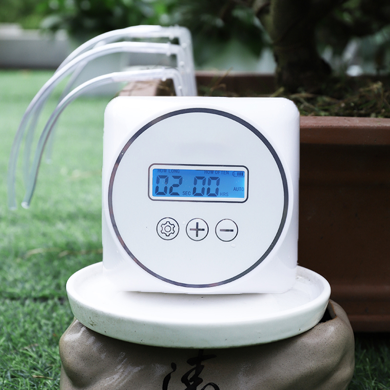 LCD ディスプレイ点滴灌漑システム自動植物散水キットプログラム可能な散水タイマー庭の灌漑コントローラ