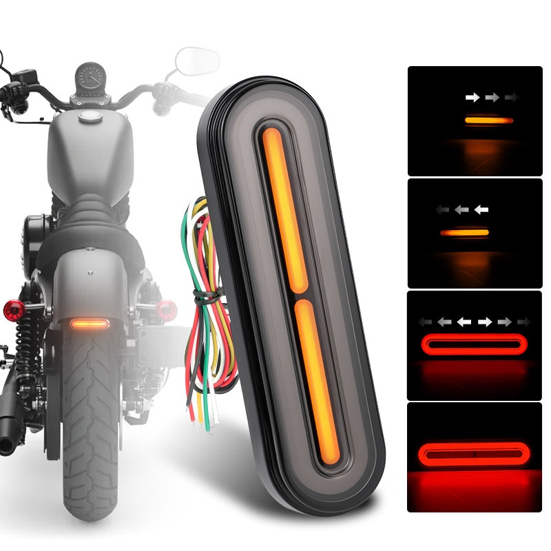 3 in 1 オートバイ 60 LED テールライト 12V 24V 60V リアストップブレーキライトターンシグナルランプ DRL ATV UTV ダートピットバイクバイク用