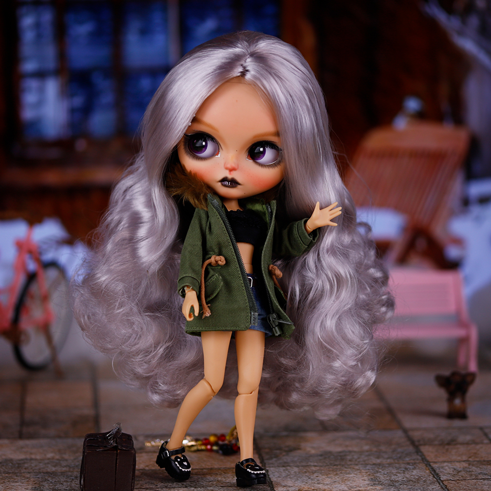 ICY DBS ブライス 1/6 ドール 手描きセット ドール 日焼け肌 長いまつげ スリーピーアイ セット SD