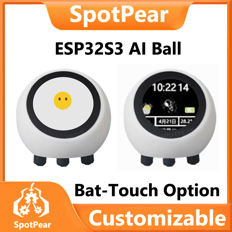 DeepSeek AI ボイスチャットロボット ESP32-S3 1.28 インチ Lcd ディスプレイ N16R8 電子目時計デスクトップ espHome アシスタント XiaoZhi
