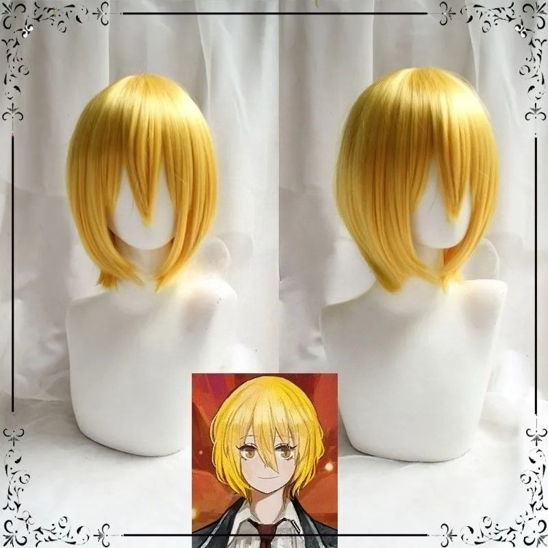 マジックドンキホーテコスプレウィッグゴールデンオルト髪衣装アコーリー用パーとパフォーマンス即時利用可能