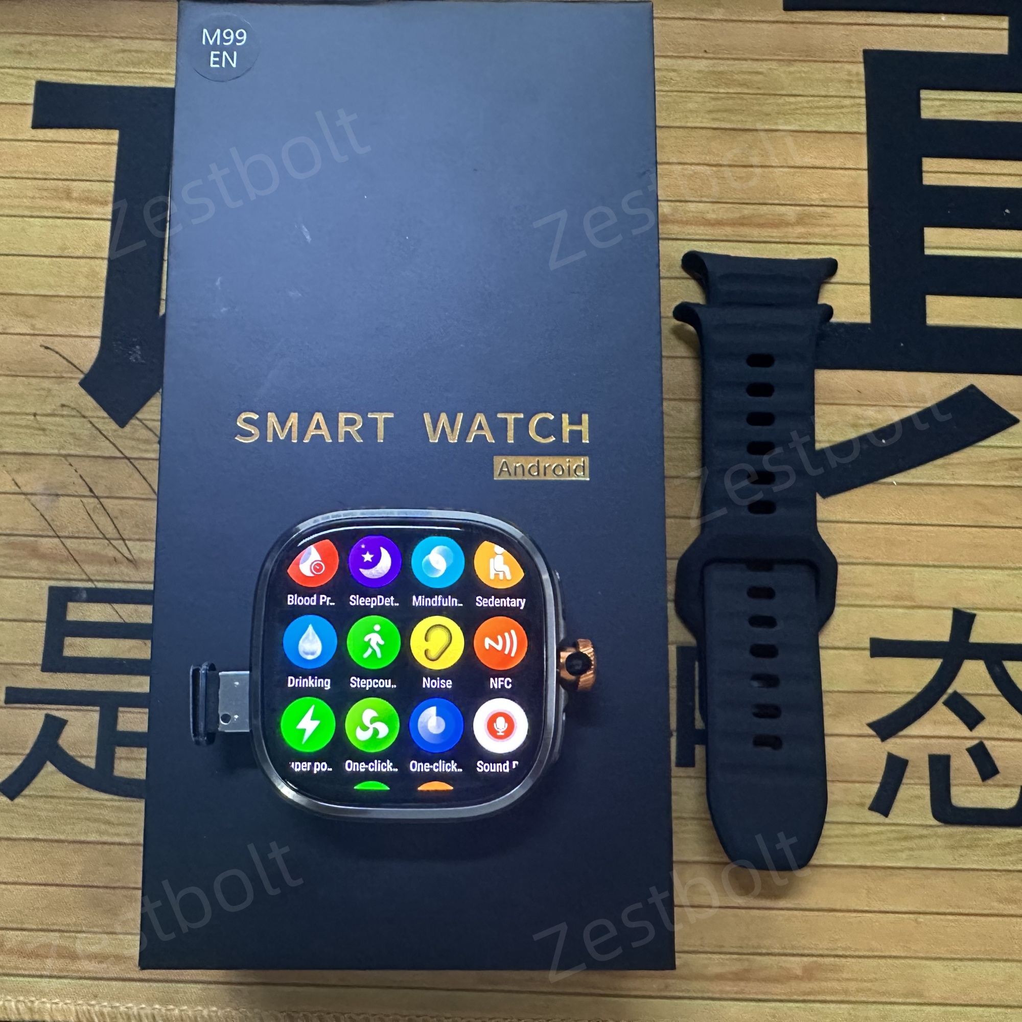 M99 スマートウォッチ 5 グラム 2.4 インチ Amoled スクリーン 900 ワット回転カメラ WIFI GPS 位置コンパス NFC Bluetooth スマートウォッチ男性女性