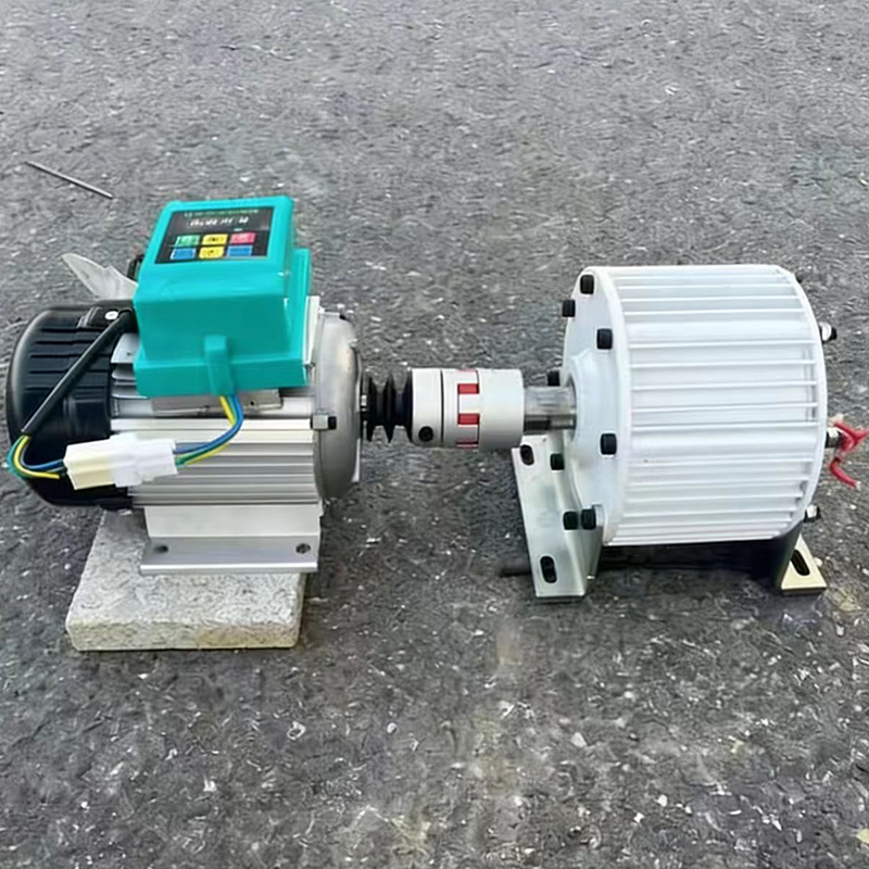 30KW 電気オルタネーター発電機低 RPM モーター永久磁石レアアースタービン 96V 110V 120V 220V 380V ベース付き