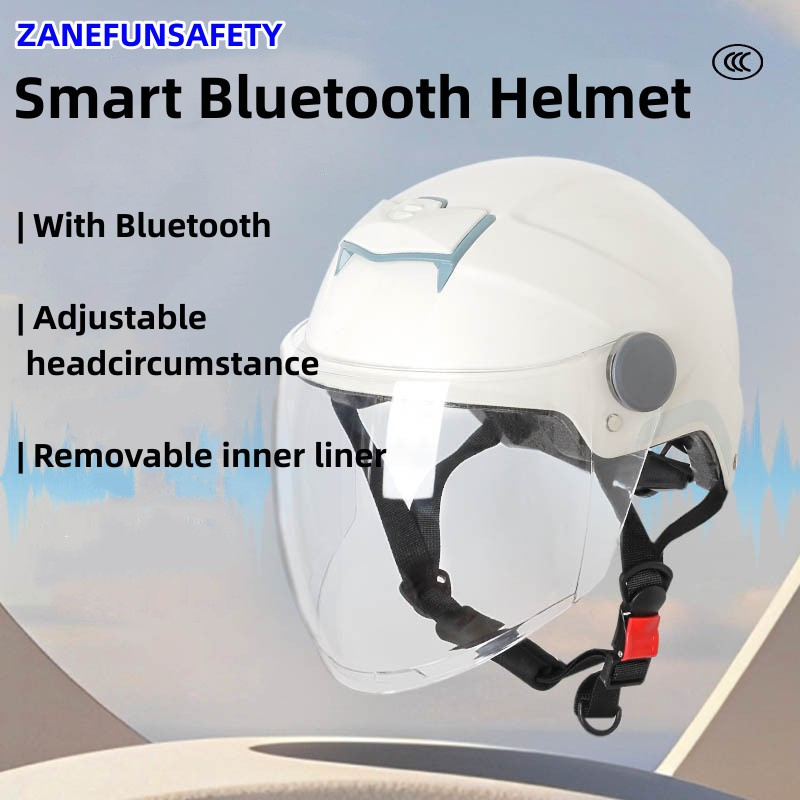 HD ゴーグル付き認定 Bluetooth スマート ヘルメット Bluetooth スピーカー付きサイクリング ヘルメット 換気されたスマート セーフティ ヘルメット