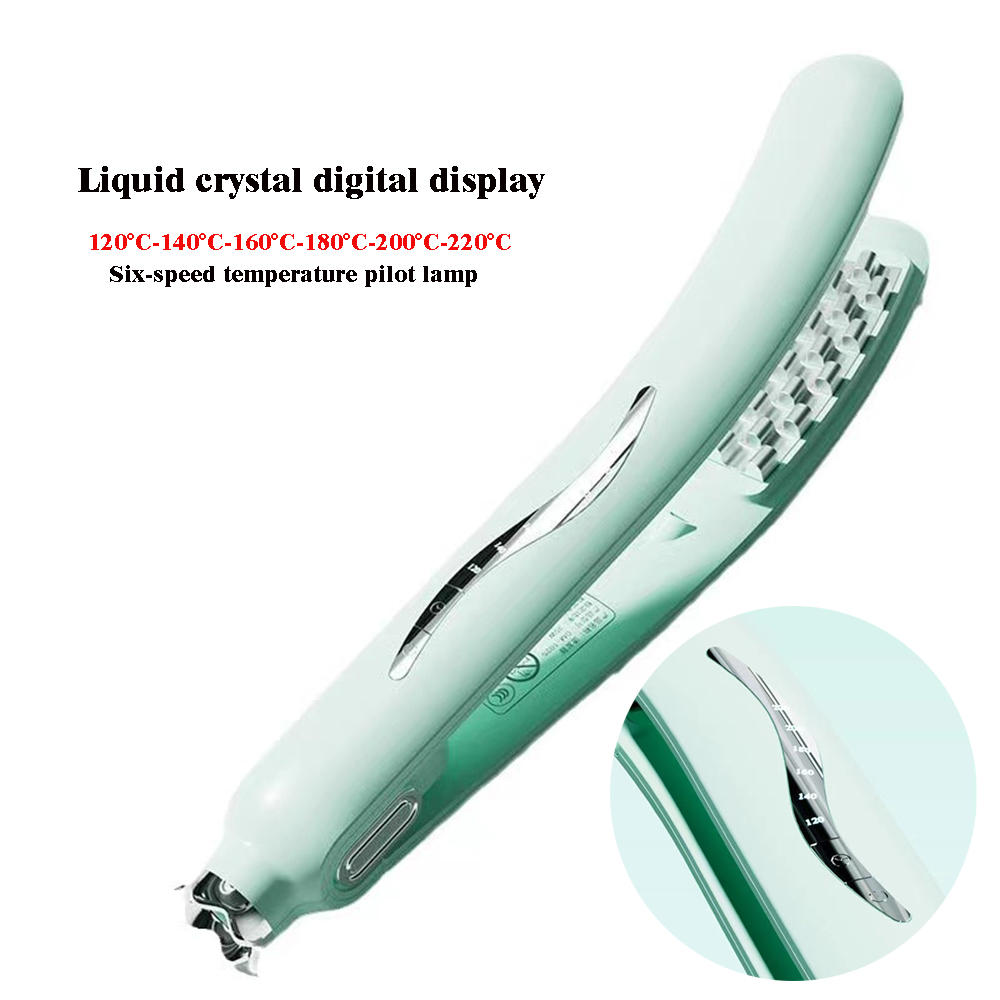 ヘアアイロンセラミック 3D グリッドヘアクリンパプロフェッショナルボリュームアップヘアアイロントウモロコシパーマふわふわ副木フラットアイロンヘアスタイリングツール