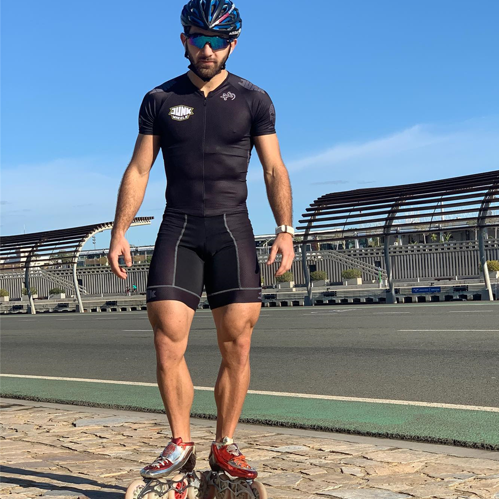 ジャンクスケートスーツ男性ゴープロトライアスロンスピードインラインローラースケートモンキースキンスーツ快適なファストスケートスピードスケート Ciclismo