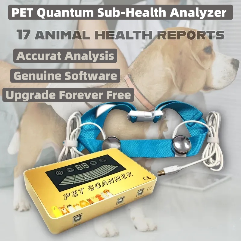 犬猫ペット量子共鳴磁気アナライザーペットスキャナー動物テスター体の健康のためのホームケア