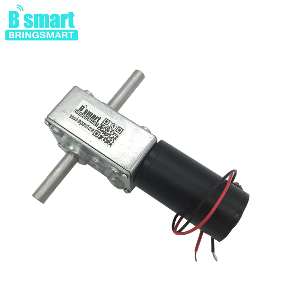 12V ウォームギアモーター DC 24V 5-300RPM シャフトの取り付け穴カスタマイズされた速度可逆セルフロック自動乾燥ラック用