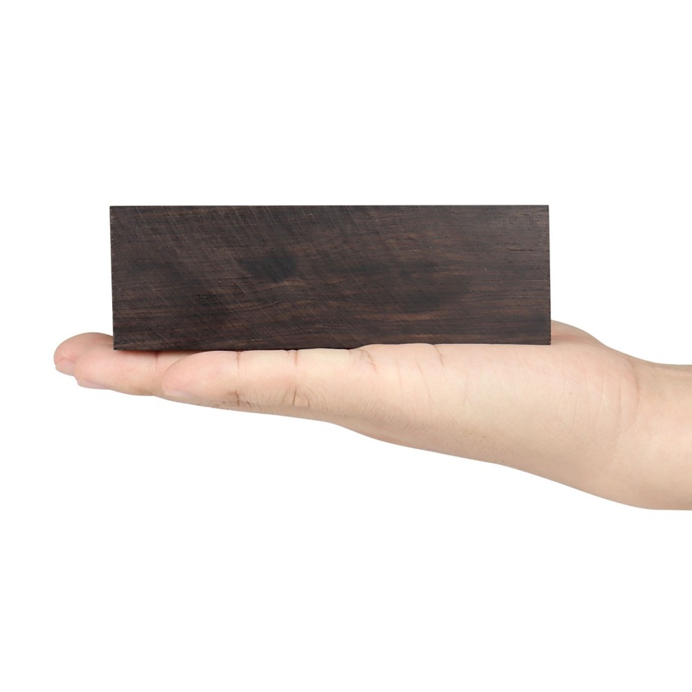 黒檀材 黒檀材 ブランク 125 x 50 x 40mm 便利な使用 長方形の木製ブロック 細粒