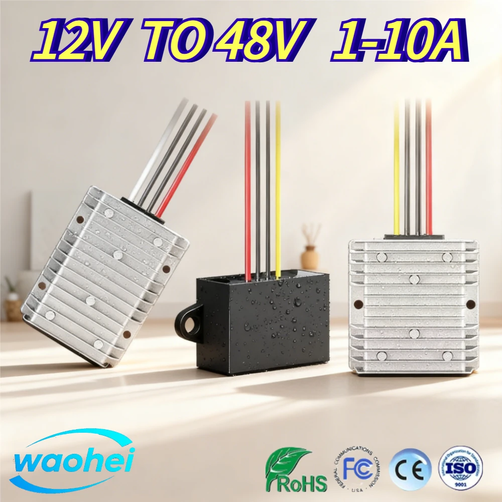 12V から 48V 10-45V から 48V 1A 5A 8A 10A DC から DC 昇圧電圧レギュレータコンバータステップアップ 48 ボルト出力 DC 電源 CE ROH
