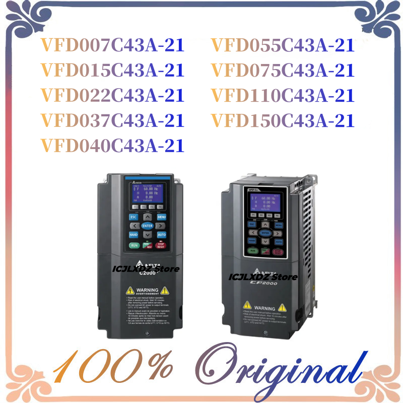 VFD007C43A-21 VFD015C43A-21 VFD022C43A-21 VFD037C43A-21 VFD040C43A-21 VFD055C43A-21 VFD075C43A-21 VFD110C43A-21 VFD150C43A-21