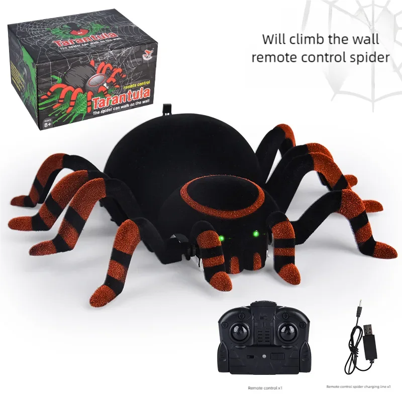 クロールスパイダー 2.4 グラム RC おもちゃ電灯効果音シミュレーション土地クライミングウォールデュアルモードリモコンおもちゃ