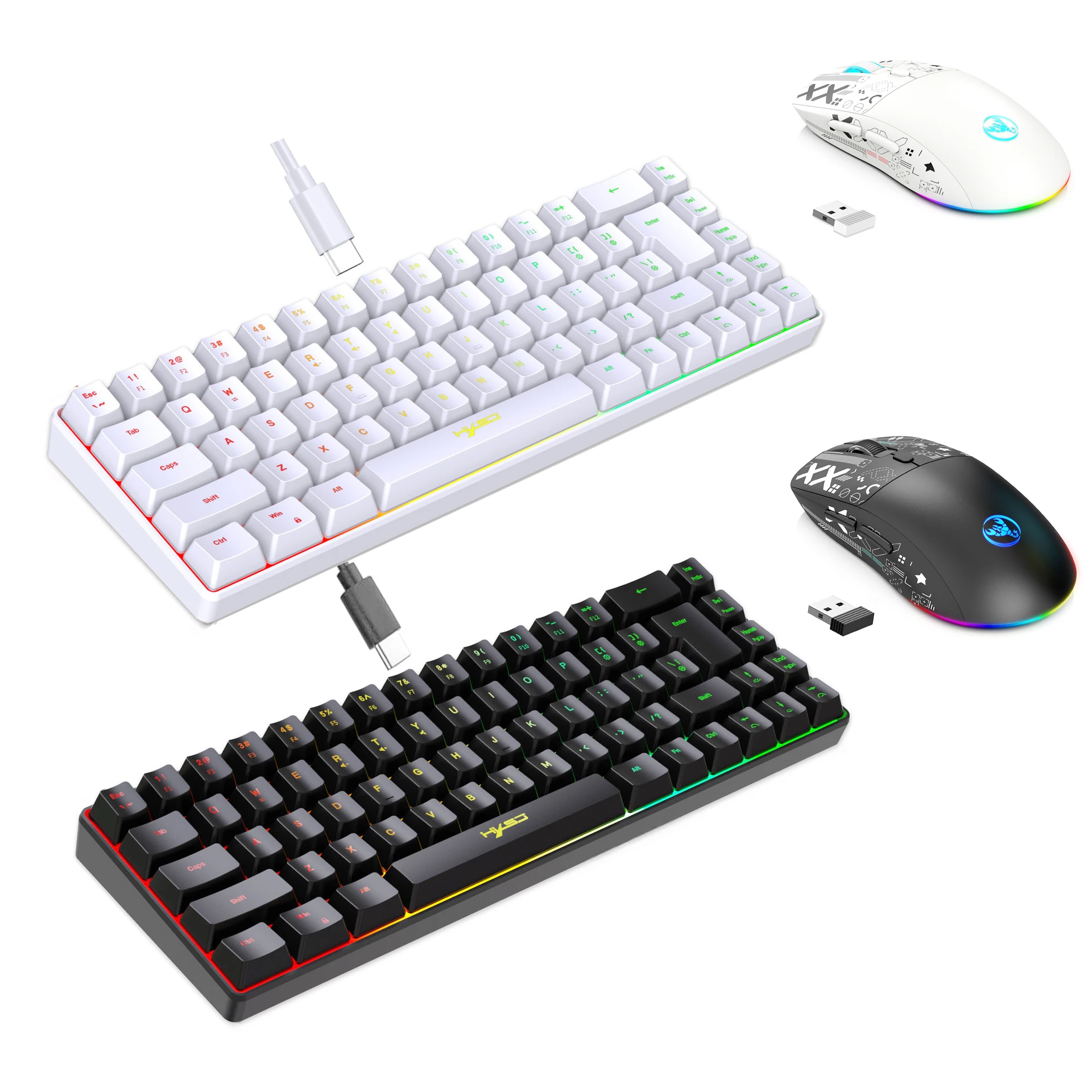 キーボードとマウスのコンボ バックライト キット ゲーマー ホワイト キーボードはコンボ コンピュータを提供します 有線キーボード マウス ホーム オフィス Teclado