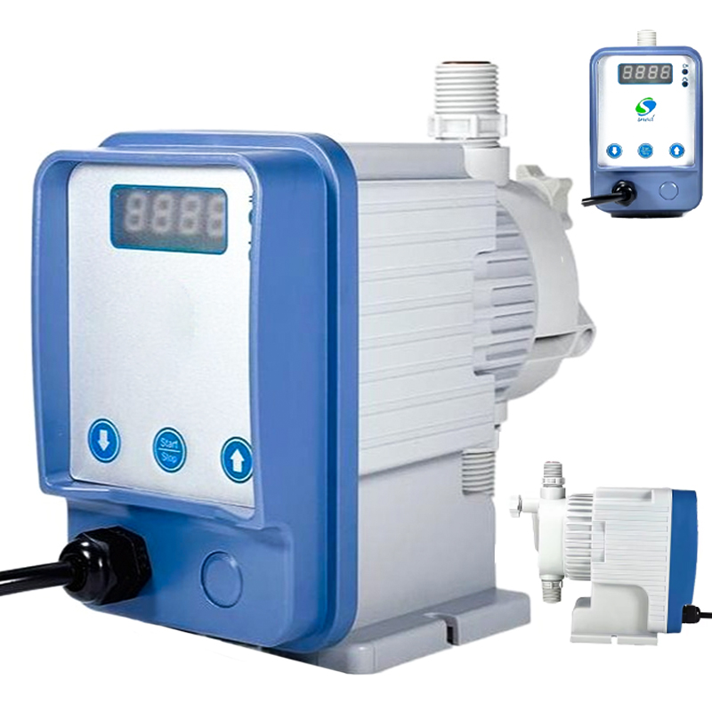 電磁ダイヤフラムポンプ 塩素計量注入ポンプ 水処理液注入用微酸ケミカルポンプ