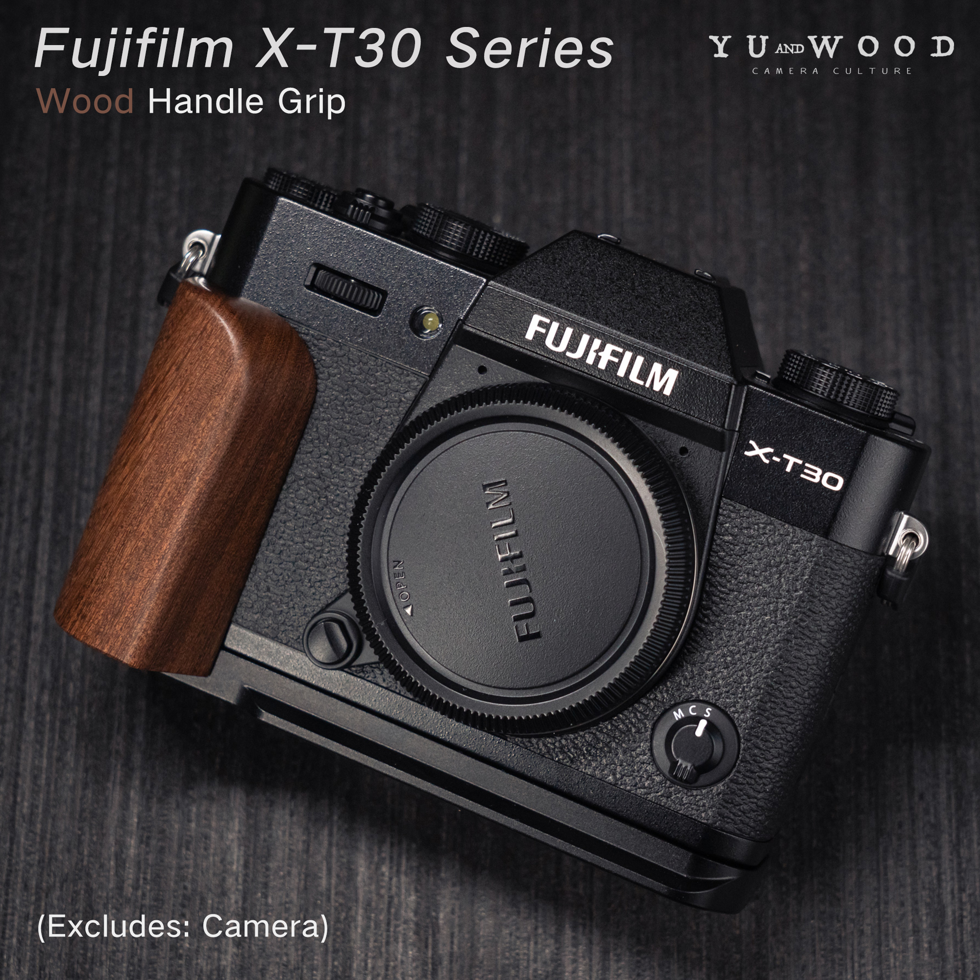 木製ハンドグリップ L ホルダー富士フイルム XT30 XT20 カメラクイックリリース L プレートブラケットホルダー超軽量合金ベース