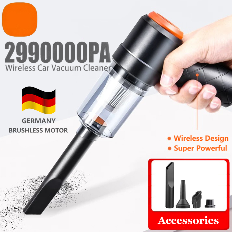 2990000Pa ワイヤレス車の掃除機 Portabale クリーナーコードレスハンドヘルド自動真空ハイパワー掃除機家庭用オフィス 2026 新