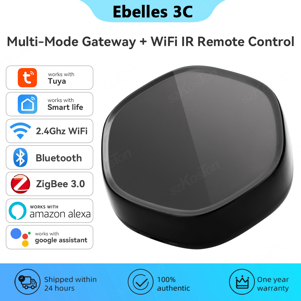 Tuya スマートホーム マルチモード ゲートウェイ ハブ IR リモコン付き Zigbee ゲートウェイ Bluetooth メッシュ スマート ライフ アプリ Alexa Google 用音声
