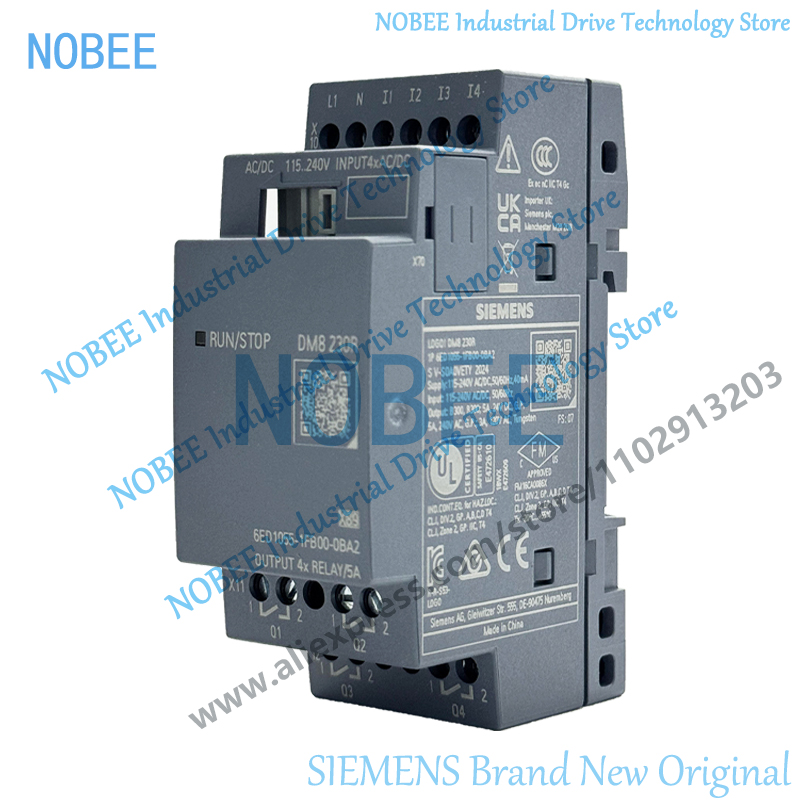 新しい、シーメンス PLC ロゴ DM8 拡張モジュール 6ED1055-1MB00-0BA2 6ED10551CB000BA2 6ED1055-1FB00-0BA2 6ED1055 1HB00 0BA2