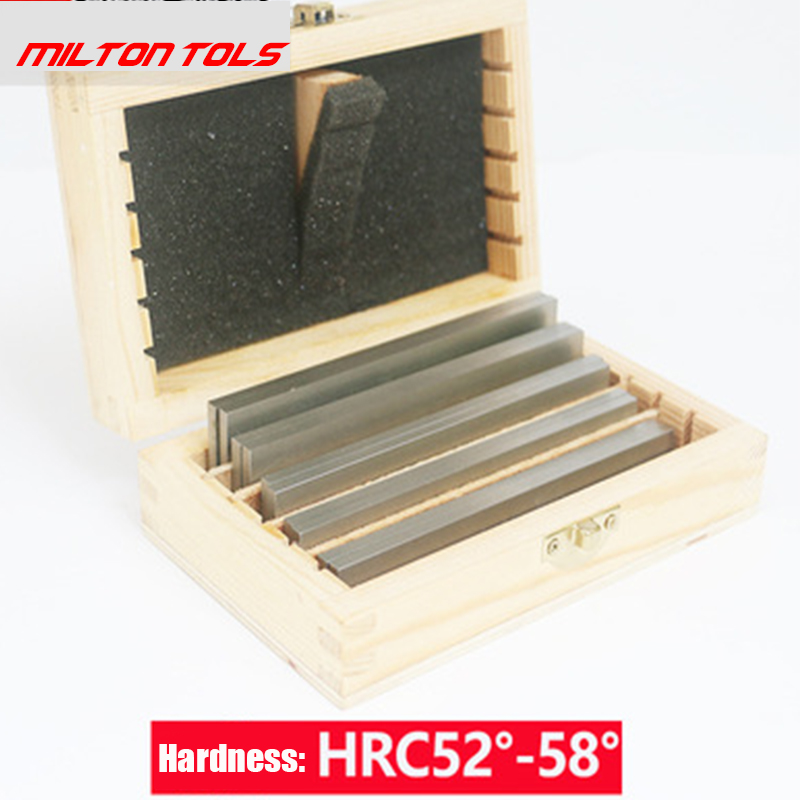 6 ペア 12 個平行パッドゲージブロック合金鋼 CNC フライスパッドセット 120 ミリメートル x (10-35 ミリメートル) 副フライス盤旋盤用