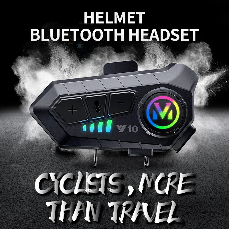 Y10 防水ノイズリダクションオートバイイヤホンヘルメット Bluetooth イヤホンソフト Mac ヘルメットイヤホン