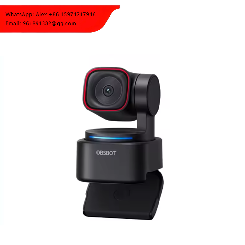 人気のOBSBOT小型3 1/2インチCMOS 120FPS AI空間オーディオ4KリモートAI追跡PTZカメラウェブカメラ音声制御付き