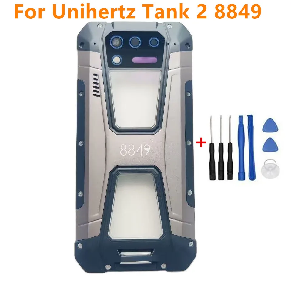 新オリジナル Unihertz タンク 2 8849 6.79 インチ携帯電話耐久性のある保護バックバッテリーケースハウジングカバー