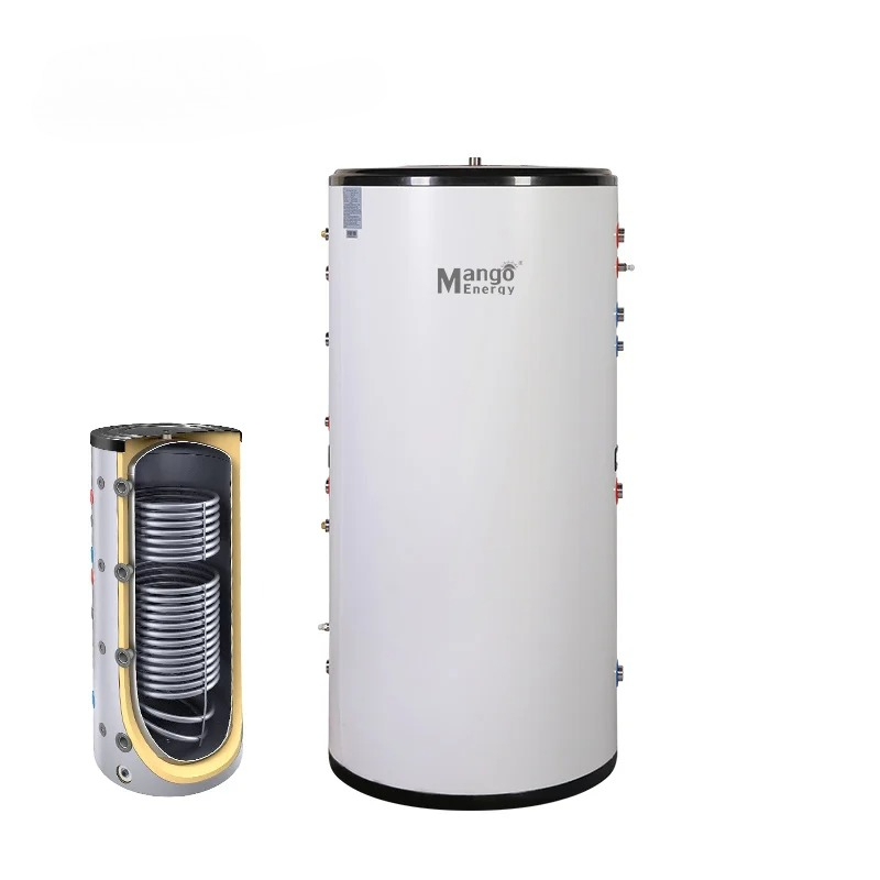400L ステンレス鋼空気源ヒートポンプ給湯器 - 家庭用ハイブリッド電気/太陽光/ガス駆動