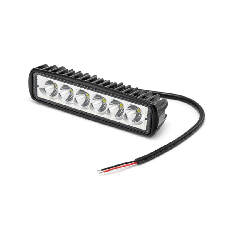 1 個オフロード車の作業灯 6LED18W スポットライトデイタイムランニングライト 12V フラッドビームジープ ATV 4WD SUV 車の修正