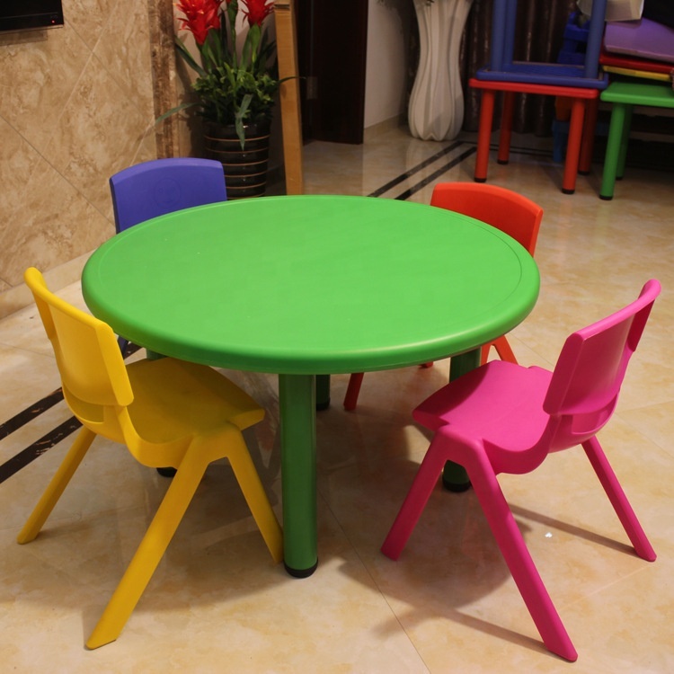 #Modern Design Large & Small Plastic Table & Chair Set for Kindergarten School Children's Study Drawing Baby Writing Eating Desk