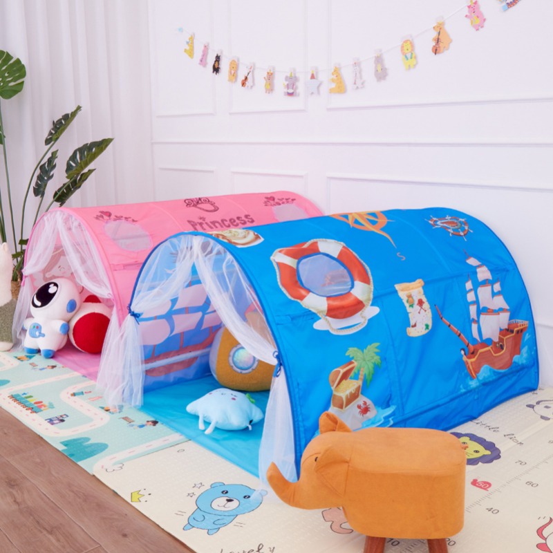 2 1 ドームの楽しいままごとシーワールドが付いている携帯用子供の屋内テントに付きます