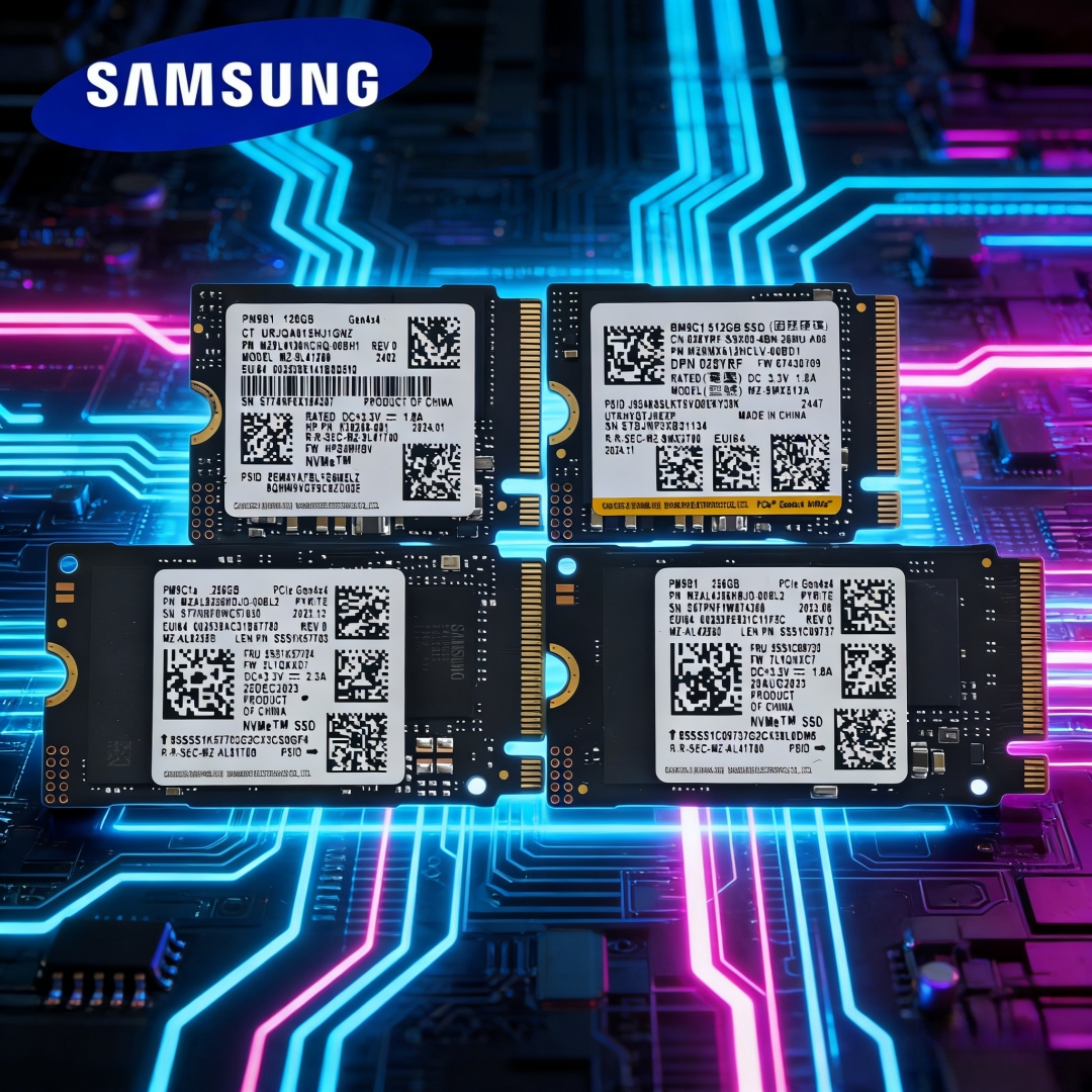 Samsung PCIe M.2 2230/2242 NVMe SSD BM9C1 512G、PM9B1 128G 256G、Xbox Surface Pro Steam デッキ用 Dell HP Lenovo ラップトップ OEM パッケージ