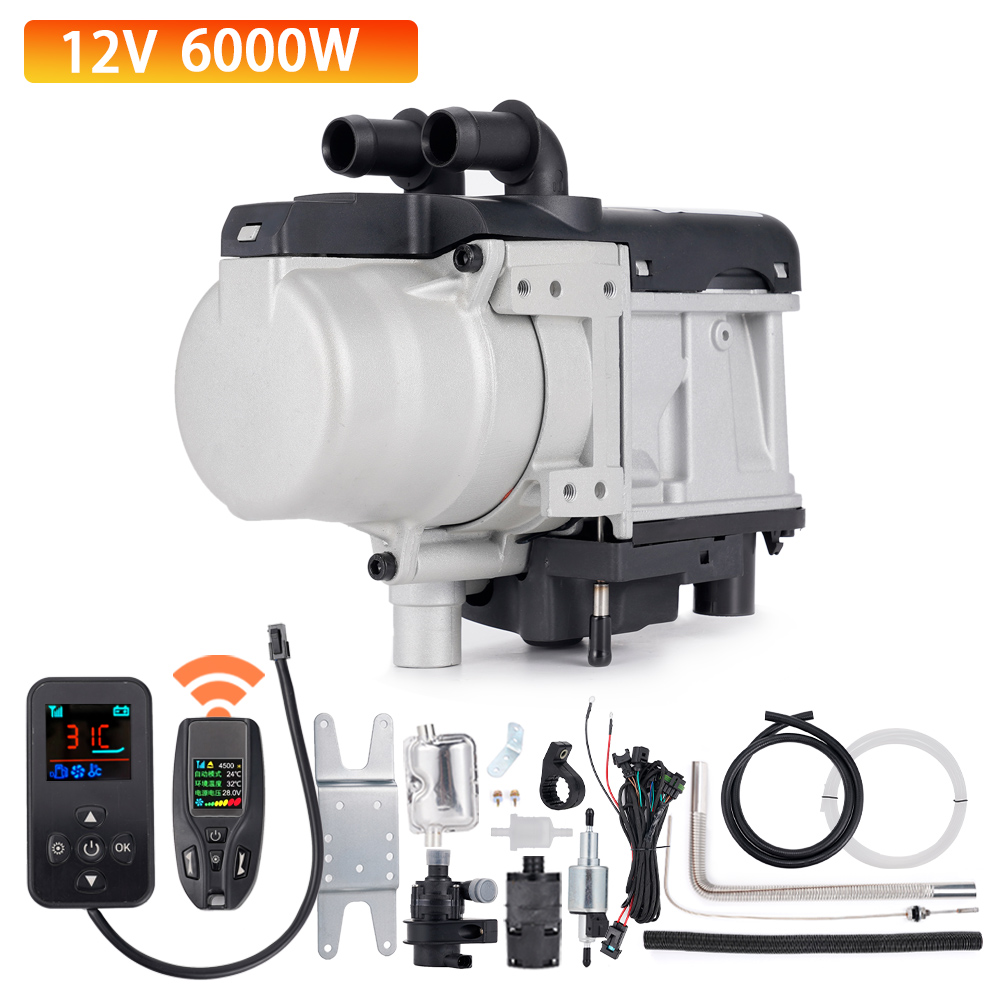 12V 6KW デュアルモード駐車液体予熱器自動車エンジン電気自動車燃料ヒーター加熱トラック車カーアクセサリー