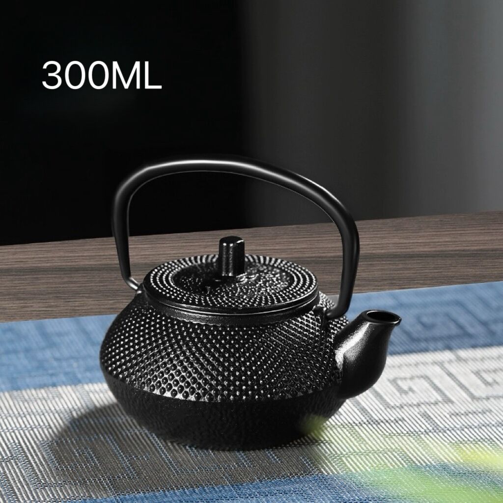 300 ミリリットル日本鉄ティーポットステンレス鋼注入器アンティーク鋳鉄ティーポットティーケトル沸騰水ウーロン茶