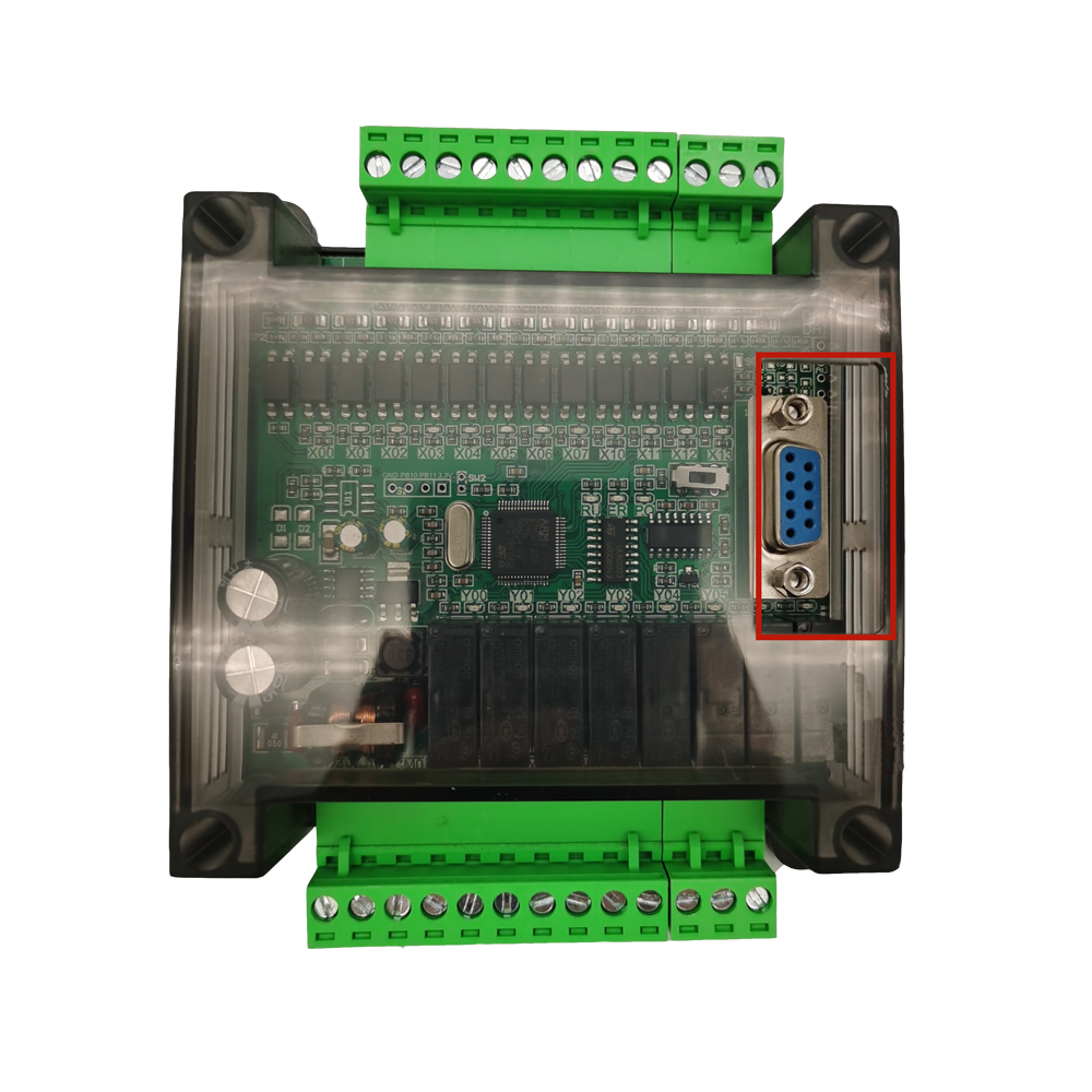 PLC 工業用プログラマブル コントローラ 1N-20MR リレー モジュール ケース付き DC プログラマブル ロジック コントローラ FX1N 32MCU