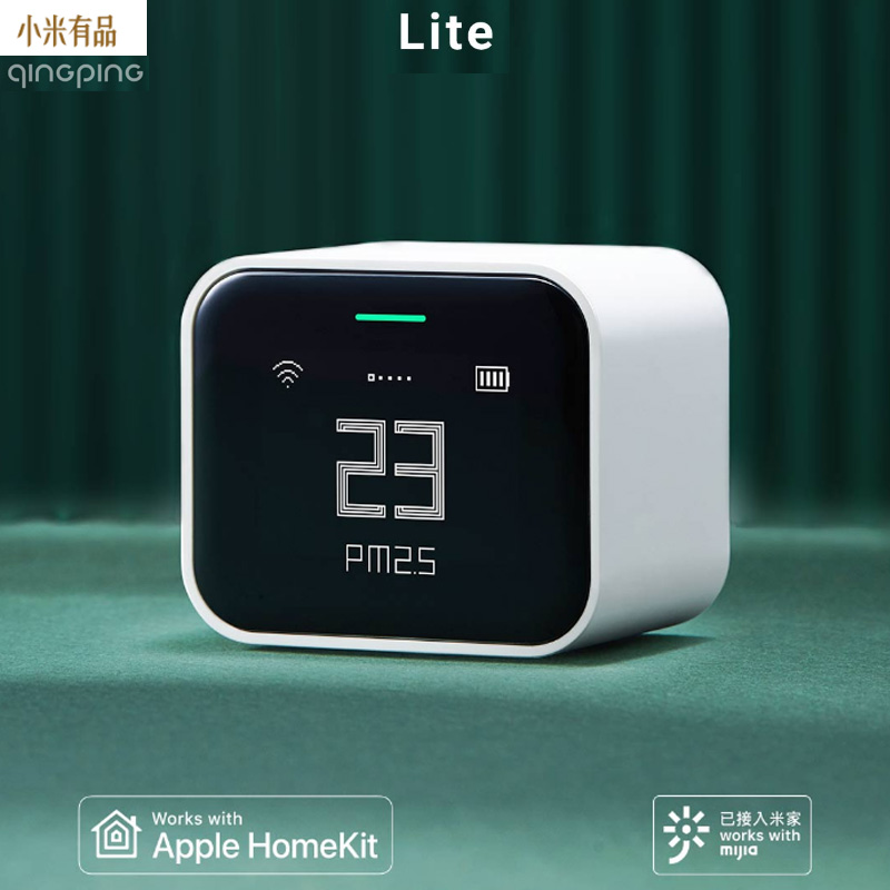 Youpin Qingping 空気検出器 Lite 網膜タッチ IPS スクリーンタッチ操作 pm2.5 Mihome APP 制御空気モニターホームキットと連携