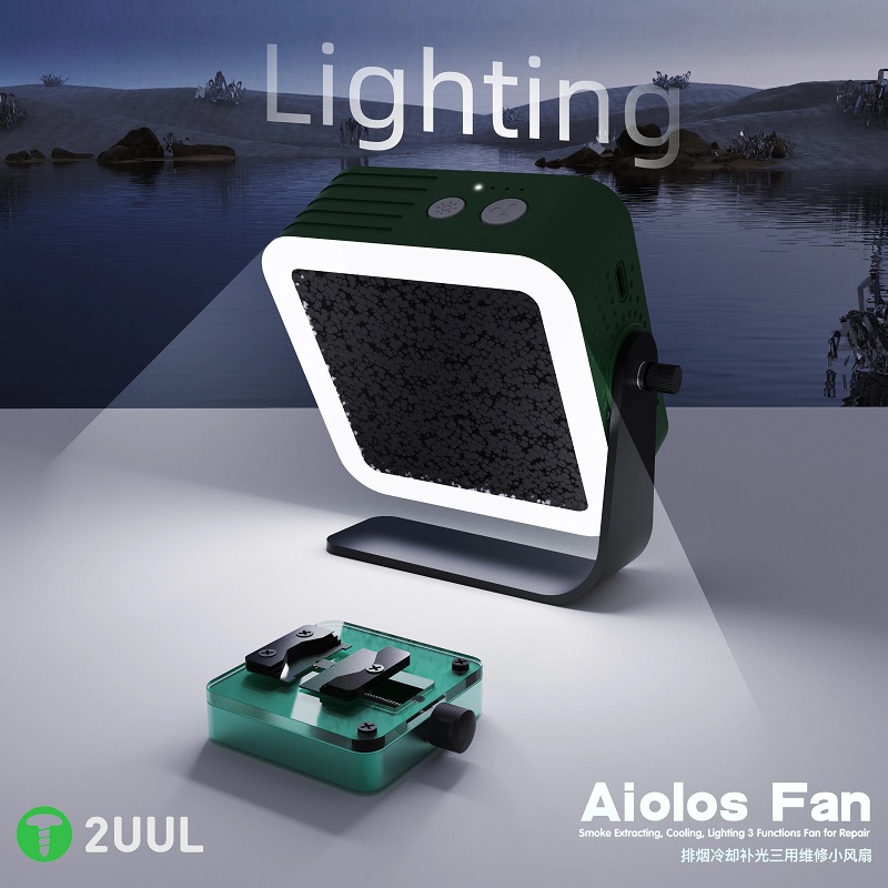 2UUL DA98 Aiolos 小型ファン排煙冷却照明電話修理用活性炭フィルター優れた浄化