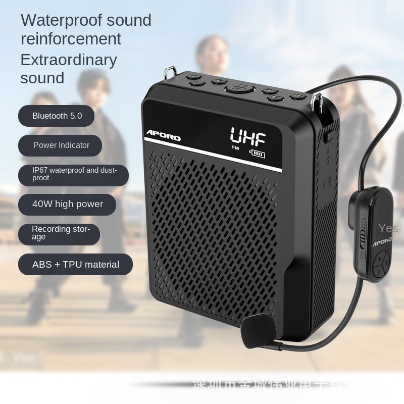 APORO T28 防水防塵ワイヤレススピーカー Bluetooth 録音 IP67 認定ハイパワー 40W 内蔵バッテリー 4500mAh