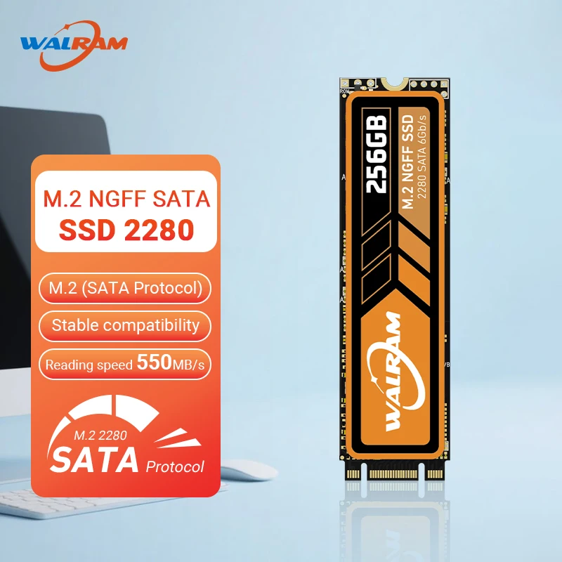 WALRAM 512 ギガバイト SSD SATA M.2 NGFF 128 ギガバイト 256 ギガバイト 1 テラバイト NGFF 2280 内部 M2 ソリッドステートドライブ HDD 1 テラバイトハードディスク PC デスクトップラップトップ
