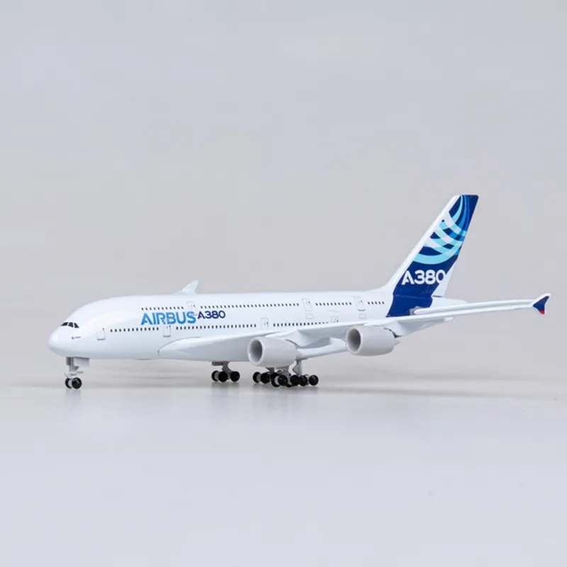 20 センチメートルおもちゃモデル飛行機 A380 プロトタイプ航空会社エアバス A380 航空機合金金属ダイキャスト飛行機飛行機コレクション
