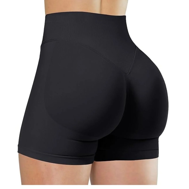 女性ジムショートシームレススリムレギンスハイウエストフィットネストレーニングヨガ服ランニングバットリフティングサイクリングスポーツショーツ