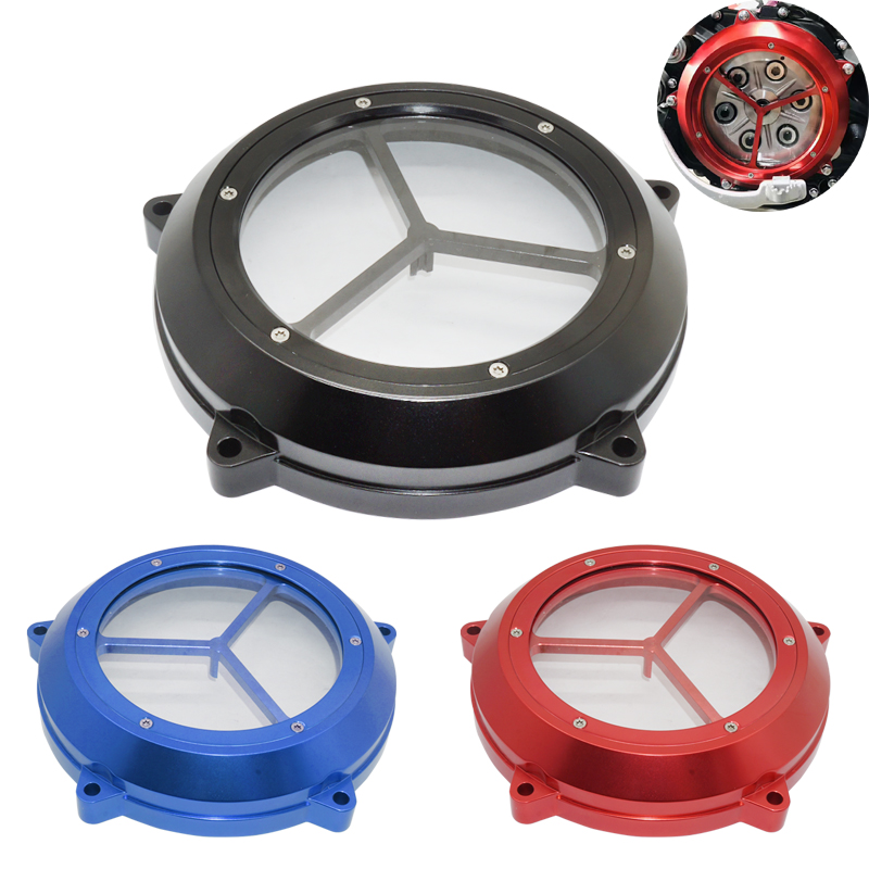 オートバイエンジン修正された透明クラッチカバーアクセサリー ZongShen NC250cc BOSUER M2 M4 KAYO K6 T6 KEWS K16 K18 HJ250H