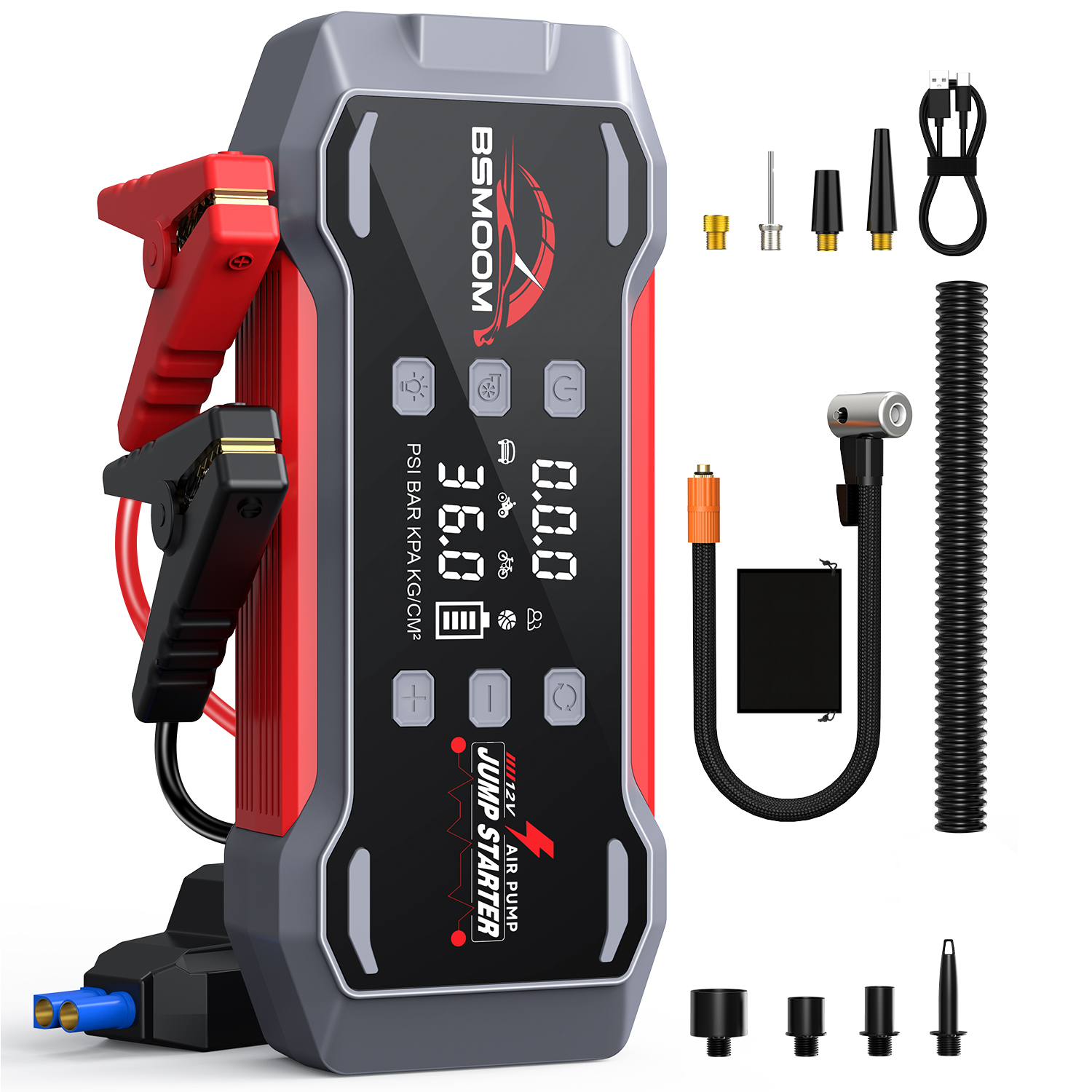 8000mAh ジャンプスターター車ブースター外部バッテリースタートパワーバンク 12V 始動装置ガソリンディーゼル緊急用