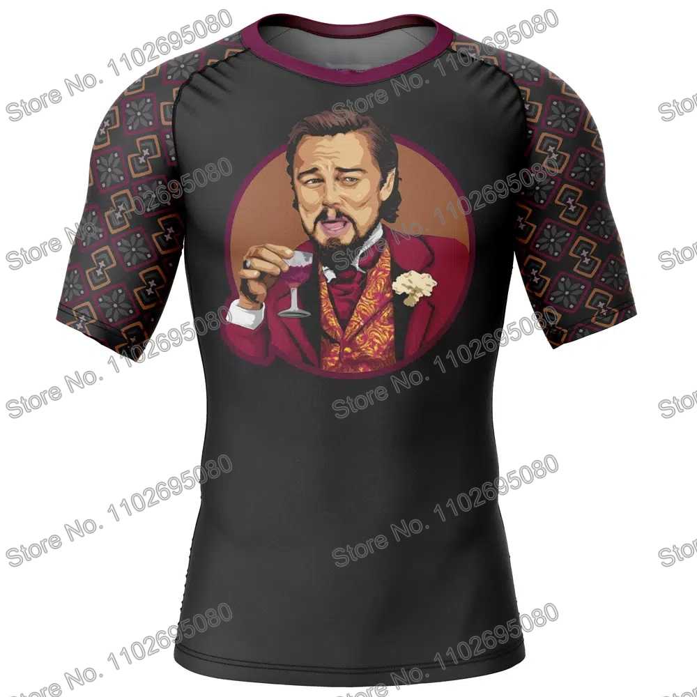 ポップカルチャーサーフ服 BJJ MMA 男性ラッシュガード半袖ダイビング Tシャツタイトな水着夏のビーチフロースーツ女性ジム