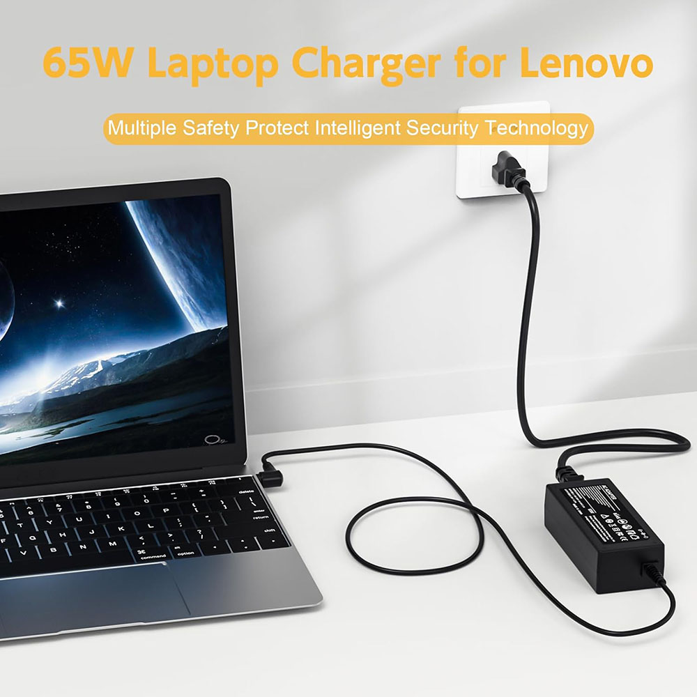 65W ラップトップ充電器 Lenovo Flex 5 4 6 11 14 15 Ideapad 3 5 110 130s 310 320 330 330s 510 520 530s 710s Adapte 電源